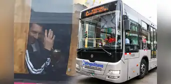 Lionel Messi causó furor hasta en el Metropolitano: argentino protagonizó divertido momento con pasajeros Lionel Messi causó furor hasta en el Metropolitano: argentino protagonizó divertido momento con pasajeros