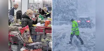 Miles de personas desabastecen tiendas en Estados Unidos ante la inminente llegada de una tormenta invernal