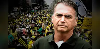 Varios simpatizantes resultaron heridos tras la caída de un rayo durante una manifestación en apoyo a Jair Bolsonaro en Brasil