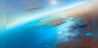 Marte no siempre fue rojo: nuevas imágenes revelan que un océano del tamaño del Ártico habría cubierto la mitad del planeta