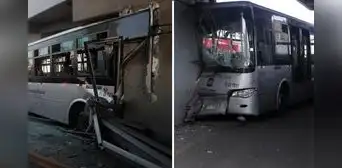 Bus del Metropolitano choca contra puente en estación México: reportan 46 heridos e intenso tráfico en la Vía Expresa Bus del Metropolitano choca contra puente en estación México: reportan 46 heridos e intenso tráfico en la Vía Expresa