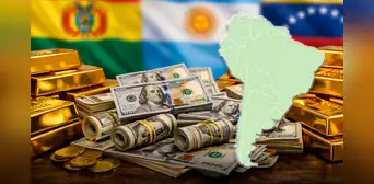 Estos 3 países de América Latina vendieron oro a cambio de dólares entre 2024 y 2026: uno debe 6,6 toneladas o perdería todo Estos 3 países de América Latina vendieron oro a cambio de dólares entre 2024 y 2026: uno debe 6,6 toneladas o perdería todo