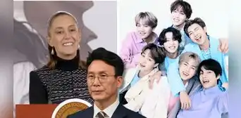 Presidenta de México, Claudia Sheinbaum, pide al primer ministro surcoreano que BTS ofrezca más shows en su país durante su gira 2026 Presidenta de México, Claudia Sheinbaum, pide al primer ministro surcoreano que BTS ofrezca más shows en su país durante su gira 2026
