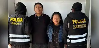 Detienen a pareja de jóvenes acusados de asaltar a transeúnte en el centro de Juliaca