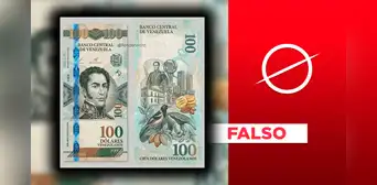 Son falsas estas imágenes de los supuestos “dólares venezolanos” que desplazarían a los bolívares en Venezuela a partir de febrero