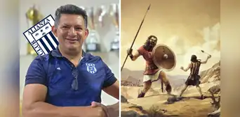 Presidente de 2 de Mayo hace comparación bíblica para explicar que Alianza Lima es un club “todopoderoso”: “Una lucha entre David y Goliat” Presidente de 2 de Mayo hace comparación bíblica para explicar que Alianza Lima es un club “todopoderoso”: “Una lucha entre David y Goliat”