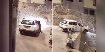 Taxista herido embiste a delincuente que intentó asaltarlo y lo lanza a una zanja en Chorrillos