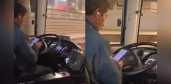 Chofer del Metropolitano es grabado usando el celular mientras conducía: ATU anuncia suspension