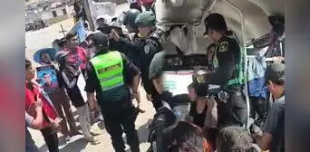 Marcha de sacrificio Uyariy: familiares de las víctimas denuncian hostigamiento policial en movilización Marcha de sacrificio Uyariy: familiares de las víctimas denuncian hostigamiento policial en movilización