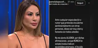 Pamela López responde tras potente mensaje de Christian Cueva en redes sociales: “No me siento aludida”
