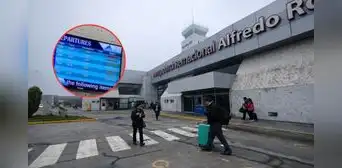 Cancelaron vuelos en Arequipa: mal clima afectó operaciones en el aeropuerto Alfredo Rodríguez Ballón Cancelaron vuelos en Arequipa: mal clima afectó operaciones en el aeropuerto Alfredo Rodríguez Ballón