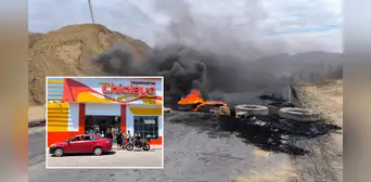 Protestas en Talara: empresas de buses en Chiclayo suspenden venta de pasajes y viajes al norte por bloqueos Protestas en Talara: empresas de buses en Chiclayo suspenden venta de pasajes y viajes al norte por bloqueos