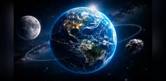 Astrónomos descubren que la Tierra tiene "dos lunas" y una de ellas estará en órbita hasta 2083: tarda 365 días en dar vuelta al sol
