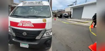 Combi 'San Juanito' es atacada a balazos y su conductor resulta herido en Chorrillos