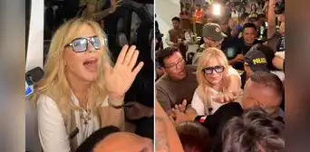 Gisela Valcárcel desata alboroto en aeropuerto de Iquitos con su llegada y en redes aclaman: "Así reciben a una diva" Gisela Valcárcel desata alboroto en aeropuerto de Iquitos con su llegada y en redes aclaman: "Así reciben a una diva"