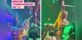Gisela Valcárcel se roba el show al ser cargada en hombros en aniversario de Explosión de Iquitos: "Los sábados se hicieron para gozar" Gisela Valcárcel se roba el show al ser cargada en hombros en aniversario de Explosión de Iquitos: "Los sábados se hicieron para gozar"