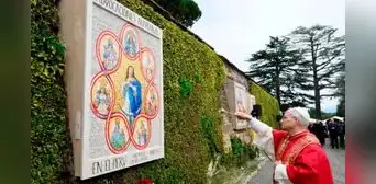 ¡De Chacas para el mundo! Dos obras de arte peruano fueron bendecidas por el papa León XIV y lucirán en los jardines del Vaticano