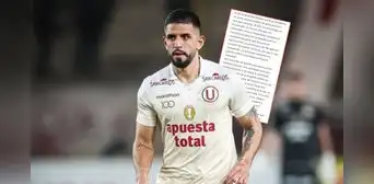 Esposa de Matías Di Benedetto revela que defensa de Universitario tuvo grave accidente antes de dar sus exámenes de nacionalización Esposa de Matías Di Benedetto revela que defensa de Universitario tuvo grave accidente antes de dar sus exámenes de nacionalización