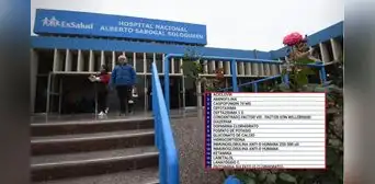 Familiares de pacientes con cáncer denuncian falta de hasta 34 medicamentos básicos en el Hospital Sabogal del Callao