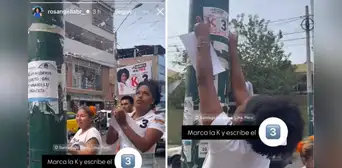 Rosangella Barbarán habría ingrido ley electoral al pegar afiche en poste: posible sanción recaería en el JEE Rosangella Barbarán habría ingrido ley electoral al pegar afiche en poste: posible sanción recaería en el JEE