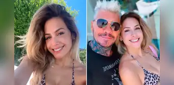 Milett Figueroa reaparece con Marcelo Tinelli en una piscina y descartan ruptura: “Con mi amor”