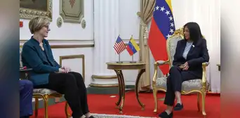 Delcy Rodríguez se reúne con la enviada de Trump para impulsar el acercamiento entre Venezuela y Estados Unidos