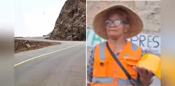 Mujer en Jicamarca coloca señalización vial por su cuenta debido a la ausencia de las autoridades: ''Yo hago mi inversión propia'' Mujer en Jicamarca coloca señalización vial por su cuenta debido a la ausencia de las autoridades: ''Yo hago mi inversión propia''