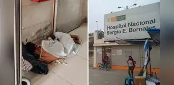 Paciente esperó ser atendido en el suelo del hospital Sergio Bernales, en Collique: Minsa abrió una investigación tras alerta Paciente esperó ser atendido en el suelo del hospital Sergio Bernales, en Collique: Minsa abrió una investigación tras alerta