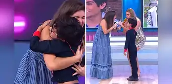 Nataniel Sánchez conoce por primera vez al hijo de Erick Elera y Laura Huarcayo reacciona: "Pudo haber sido tu hijo"