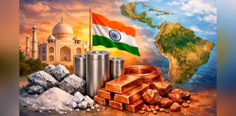 India y su ambiciosa ofensiva para explotar tres minerales codiciados por China de este país de América Latina