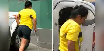 Extorsionan con S/30.000 a mujer comerciante que perdió una pierna en accidente en SJL: "Tengan piedad, por favor" Extorsionan con S/30.000 a mujer comerciante que perdió una pierna en accidente en SJL: "Tengan piedad, por favor"