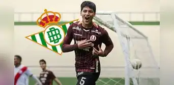 Rafael Guzmán, 'joya' de Universitario, se convierte en nuevo jugador del Real Betis: los cremas se quedan un 30% del pase Rafael Guzmán, 'joya' de Universitario, se convierte en nuevo jugador del Real Betis: los cremas se quedan un 30% del pase