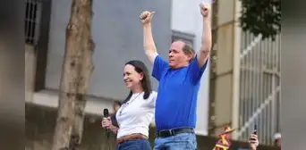 Juan Pablo Guanipa, aliado de María Corina Machado, fue excarcelado tras más de 8 meses recluido en Caracas Juan Pablo Guanipa, aliado de María Corina Machado, fue excarcelado tras más de 8 meses recluido en Caracas