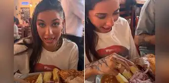 María Becerra prueba carapulcra en restaurante peruano de Pueblo Libre y queda fascinada: "No puede ser, todo es rico" María Becerra prueba carapulcra en restaurante peruano de Pueblo Libre y queda fascinada: "No puede ser, todo es rico"