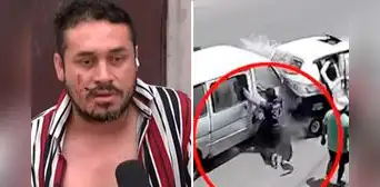 Taxista fue arrastrado por combi en Chorrillos hasta terminar debajo de una mototaxi y sobrevive: "Pensé en tirarme"