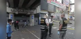 Sicarios asesinan a hombre cerca a la estación Gamarra de la Línea 1 del Metro en La Victoria Sicarios asesinan a hombre cerca a la estación Gamarra de la Línea 1 del Metro en La Victoria