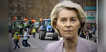 Miles de agricultores con tractores protestan en Madrid contra el acuerdo entre UE y Mercosur: "Consumirán productos de peor calidad" Miles de agricultores con tractores protestan en Madrid contra el acuerdo entre UE y Mercosur: "Consumirán productos de peor calidad"