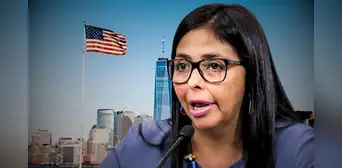 Delcy Rodríguez anuncia que "en algún momento" viajará a Estados Unidos luego de reunirse con secretario de Trump en Venezuela