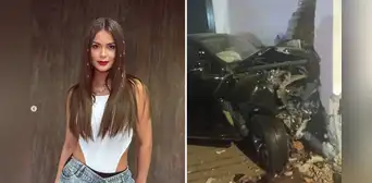 Laura Spoya "se quedó dormida" y por eso se produjo accidente de auto, según parte policial Laura Spoya "se quedó dormida" y por eso se produjo accidente de auto, según parte policial