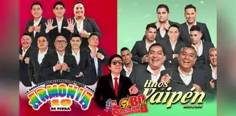Armonía 10, Hermanos Yaipén y El Lobo llegan al Parque Zonal Wiracocha con histórico concierto 'Te pone cumbia'