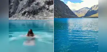 Turista identificada por video viral en TikTok enfrentaría multa de hasta S/55.000 por bañarse en la laguna 69, pese a prohibición Turista identificada por video viral en TikTok enfrentaría multa de hasta S/55.000 por bañarse en la laguna 69, pese a prohibición