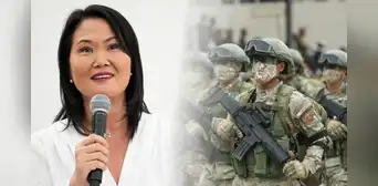 Keiko Fujimori propone que Fuerzas Armadas controlen cárceles y fronteras Keiko Fujimori propone que Fuerzas Armadas controlen cárceles y fronteras