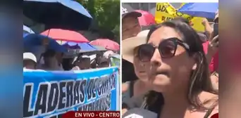 Vecinos de Puente Piedra protestan frente al Congreso exigiendo agua y desagüe para 62 sectores: “Estamos abandonados hace 50 años” Vecinos de Puente Piedra protestan frente al Congreso exigiendo agua y desagüe para 62 sectores: “Estamos abandonados hace 50 años”