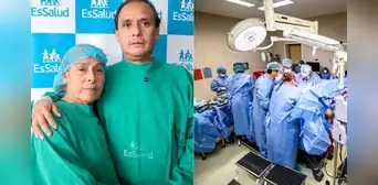 Perú realiza su primer trasplante renal incompatible: hombre de 55 años logra donar un riñón a su esposa