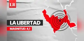 Temblor en La Libertad: sismo de magnitud 4,1 se sintió en Trujillo, según IGP Temblor en La Libertad: sismo de magnitud 4,1 se sintió en Trujillo, según IGP