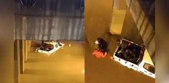Intensas lluvias inundan bypass vehicular y generan cancelación de vuelos en Arequipa