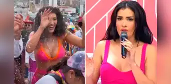 Micheille Soifer molesta con personas que le tiraron pintura en la cara en los carnavales del Callao: "Siempre hay gente malcriada" Micheille Soifer molesta con personas que le tiraron pintura en la cara en los carnavales del Callao: "Siempre hay gente malcriada"