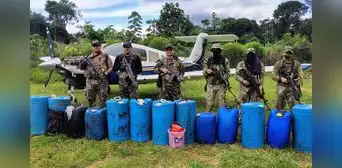 Comando Unificado Puma incauta tres avionetas del narcotráfico y destruye un aeródromo clandestino en Loreto Comando Unificado Puma incauta tres avionetas del narcotráfico y destruye un aeródromo clandestino en Loreto