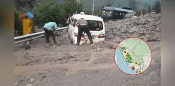 Carreteras bloqueadas en Perú: revisa las vías con tránsito interrumpido y restringido por lluvias y fenómenos naturales, según Sutran