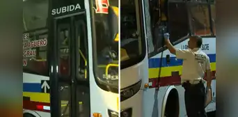 Ataque a balazos contra bus de la Línea E en El Agustino deja chofer herido y suspenden operaciones Ataque a balazos contra bus de la Línea E en El Agustino deja chofer herido y suspenden operaciones